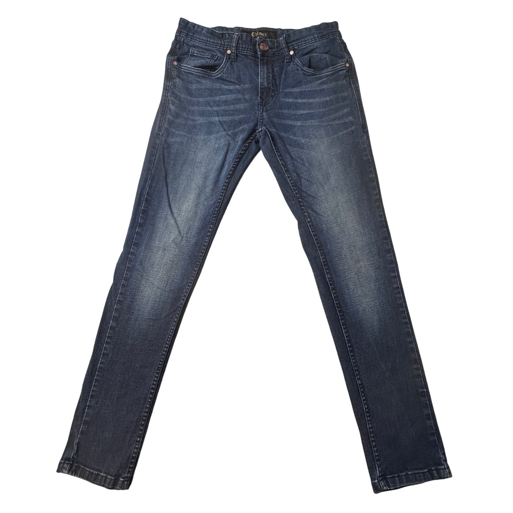 Cultura Jeans Mens 32x32 (31x29) Blue Slim Fit Dark Wash Stretch‎ Denim Pants